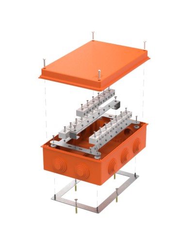 Коробка огнест. для о/п 40-0330-FR10.0-40 Е15-Е120 RAL2004 260х175х90 (7 шт/кор) Промрукав (40-0330-FR10.0-40) в Сочи Распределительные коробки Pintop.ru