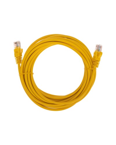 Патч-корд U/UTP, CAT 5e, RJ45-RJ45, 26AWG, LSZH, желтый, 5м REXANT 02-0105-5 в Сочи Патчкорды (медные) Pintop.ru