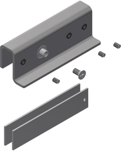 Комплект монтажа Aler MK AL-150PR-U1-Glass в Сочи Электромагнитные замки Pintop.ru