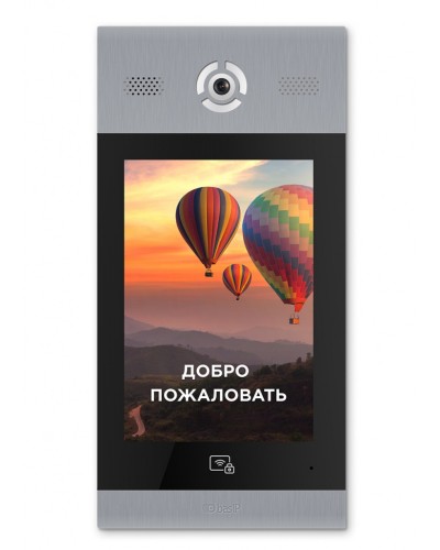 Видеопанель вызывная BAS-IP AA-14FB SILVER в Сочи Вызывные видеопанели малоабонентные Pintop.ru