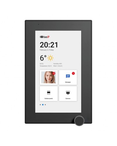 IP-видеодомофон BAS-IP AZ-07L BLACK в Сочи Абонентские IP устройства Pintop.ru