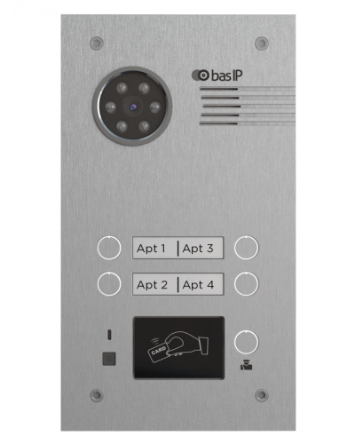 Вызывная панель BAS-IP BA-04MD SILVER в Сочи Вызывные IP панели Pintop.ru