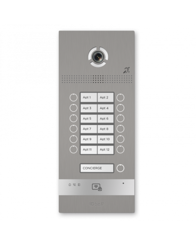 Вызывная панель BAS-IP BI-12FBI SILVER в Сочи Вызывные видеопанели малоабонентные Pintop.ru