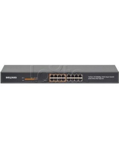 Коммутатор PoE 16-портовый Beward STW-16P8 в Сочи Коммутаторы Pintop.ru