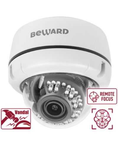 IP-камера видеонаблюдения антивандальная купольная Beward B2530DVZ в Сочи IP-камеры Pintop.ru