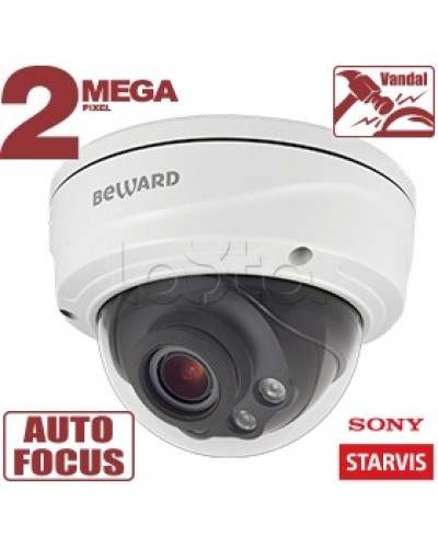 IP-камера видеонаблюдения купольная Beward SV2010DVZ в Сочи IP-камеры Pintop.ru
