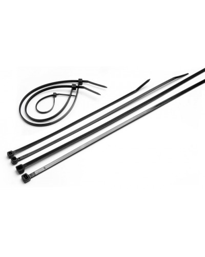 Стяжка нейлоновая неоткрывающаяся, безгалогенная (halogen free), 100x2.5мм, черная (100 шт) Cabeus CTBL-100 в Сочи Стяжки-хомуты Pintop.ru