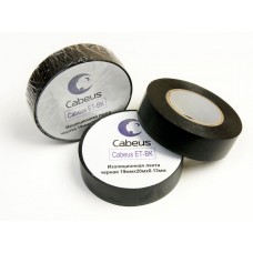 Лента изоляционная (черная) Cabeus ET-BK