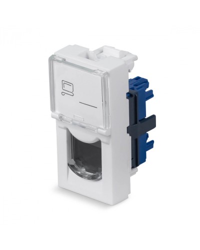 Модуль Keystone Jack RJ-45(8P8C), 180 градусов, категория 6 Cabeus (KJ-RJ45-Cat.6-180T-FP-L-22,5) в Сочи Модули Keystone Pintop.ru