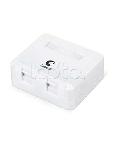 Корпус внешней настенной розетки на 2 Keystone Cabeus MB-2 в Сочи Аксессуары для стоек и шкафов Pintop.ru