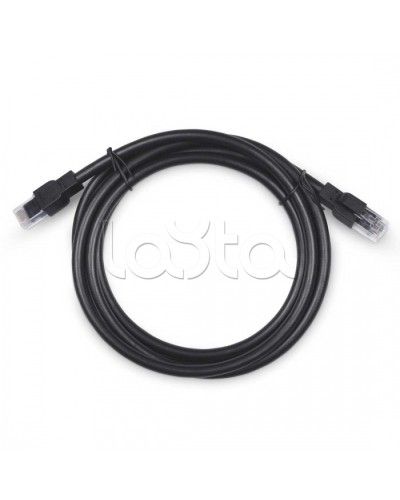 Патч-корд U/UTP, категория 6a, 2xRJ45/8p8c, неэкран. армир. гофр. стальной лентой, черный, РЕ, внешний, 1.5м Cabeus PC-ARM-UTP-RJ45-Cat.6a-1.5m-PE в Сочи Патчкорды (медные) Pintop.ru