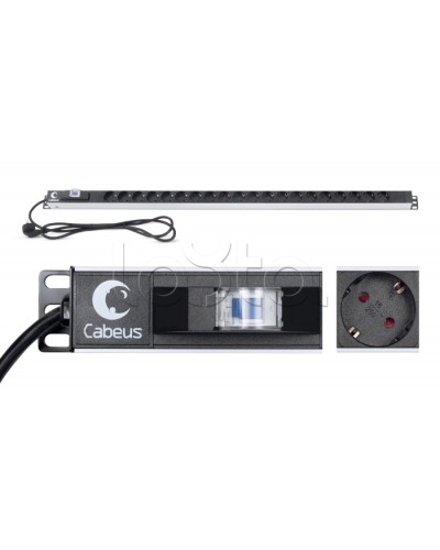 Блок розеток Cabeus PDU-16-20S-B в Сочи Патч-корды и пигтейлы Pintop.ru