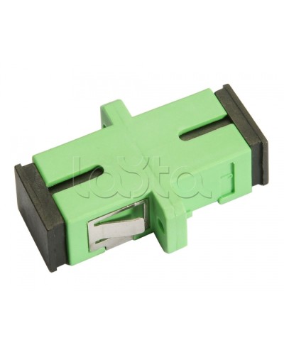 Соединитель проходной SC/APC-SC/APC, SM(для одномодового кабеля), simplex Cabeus SC/APC-SM в Сочи Проходные адаптеры и розетки оптические Pintop.ru