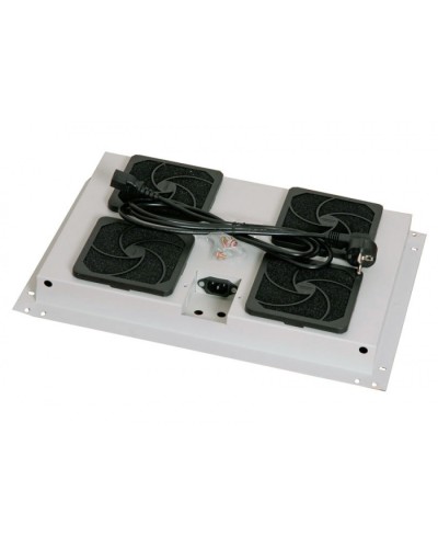 Панель вентиляционная с 4 вентиляторами Cabeus (TRAY-80) в Сочи Вентиляторные модули Pintop.ru