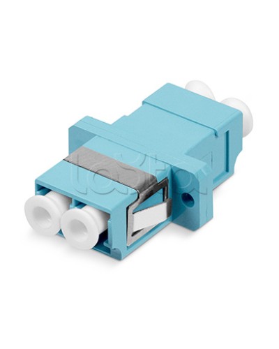 Проходной соединитель LC-LC duplex MM Cabeus (DLC-DLC-MM-OM3) в Сочи Проходные адаптеры и розетки оптические Pintop.ru