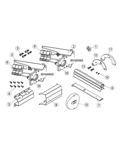 Устройство защиты стрелы при столкновении с автомобилем для стрелы Came 001G03006 в Сочи Запчасти для шлагбаумов и автоматики Pintop.ru