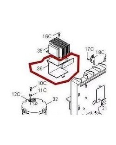 Кронштейн крепления аккумуляторов BX-P Came 119RIBX036 в Сочи Запчасти для шлагбаумов и автоматики Pintop.ru