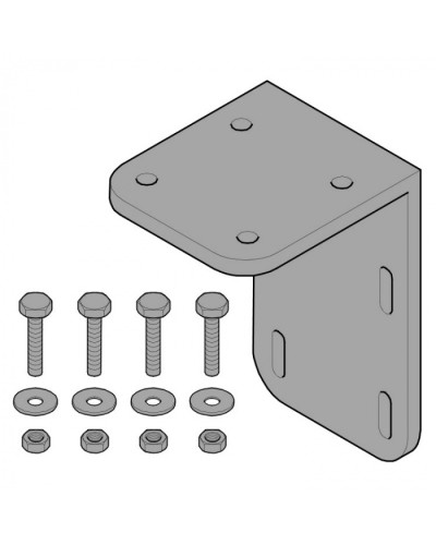 Кронштейн крепления к стене C003 C004 Came 119RICX011 в Сочи Запчасти для шлагбаумов и автоматики Pintop.ru