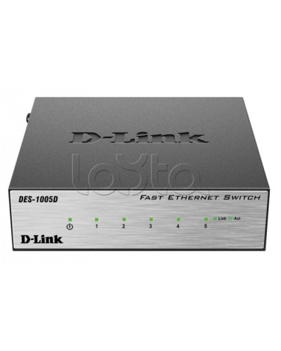 Коммутатор 5-портовый D-Link DES-1005D/O2B в Сочи Коммутаторы Pintop.ru
