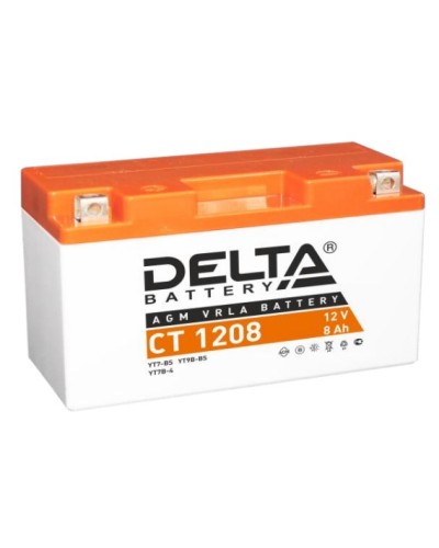 Аккумулятор АКБ 12 - 8 Delta CT 1208 в Сочи Электротехническое оборудование Pintop.ru