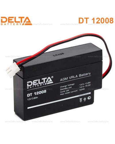 Аккумулятор свинцово-кислотный Delta DT 12008 Т13 в Сочи Электротехническое оборудование Pintop.ru