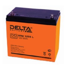 Аккумулятор свинцово-кислотный Delta DTM 1255 L
