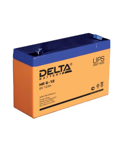 Аккумулятор свинцово-кислотный Delta HR 6-12 в Сочи Электротехническое оборудование Pintop.ru