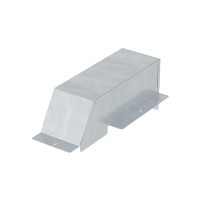 Ответвитель-крышка Т-обр - переходник DDT 100/100 горячеоцинкованный DKC 36562KHDZ