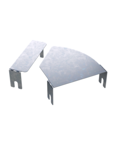 Крышка д/угла гор.изм.CPO 0-44 осн.150 DKC (38011HDZL) в Сочи Аксессуары для лотков Pintop.ru