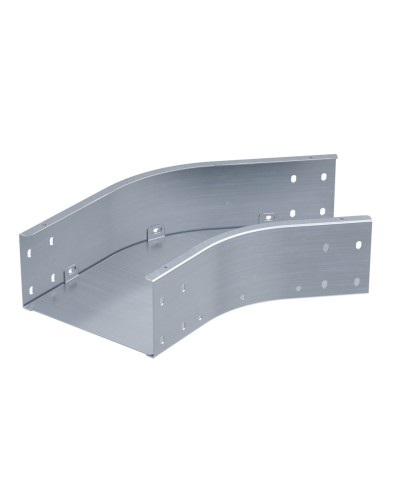 Угол горизонтальный 45 градусов 100х400, 2,0 мм DKC SCH1040K в Сочи Аксессуары для лотков Pintop.ru