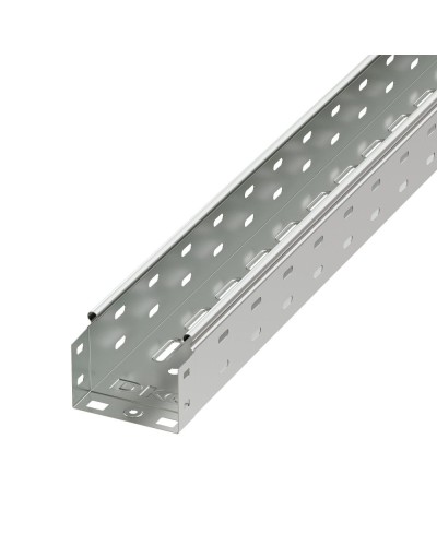 Лоток перфорированный 100х80 L2000, горячеоцинкованный DKC 35312HDZ в Сочи Кабельные лотки Pintop.ru