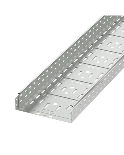 Лоток перфорированный 300х100 L 2000, цинк-ламельный DKC (35334ZL) в Сочи Кабельные лотки Pintop.ru