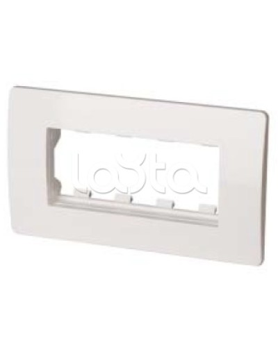 Каркас в сборе с рамкой под 4 модуля VIVA (для монтажа ЭУИ в коробки код 10143) DKC 10245 в Сочи Аксессуары для кабель-канала Pintop.ru