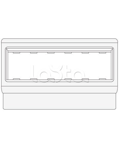 Рамка-суппорт под 6 модулей BRAVA PDA-3BN 100 DKC 10653 в Сочи Аксессуары для кабель-канала Pintop.ru