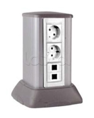 Миниколонна алюминиевая, 0.25 м DKC 19522 в Сочи Аксессуары для кабель-канала Pintop.ru