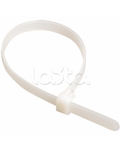 Хомут-стяжка нейлоновый, стандартный P6.6 9x780 белый DKC (25234) (100 шт/уп) в Сочи Стяжки-хомуты Pintop.ru