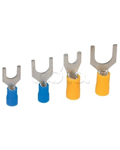 Наконечник вилочный с изолир.фланцем 1,5-2,5 кв.мм 3 мм (НВИ) DKC 2B13P в Сочи Крепежные изделия Pintop.ru