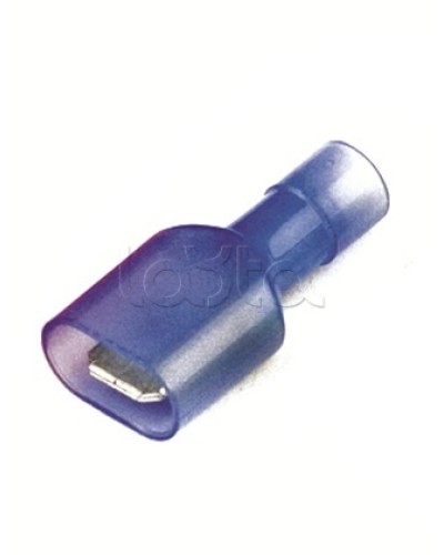 Наконечник плоский полностью изолир. (вилка) 1,5-2,5 кв.мм 6,3х0,8 мм (РППИ-П) DKC 2B22TP в Сочи Крепежные изделия Pintop.ru