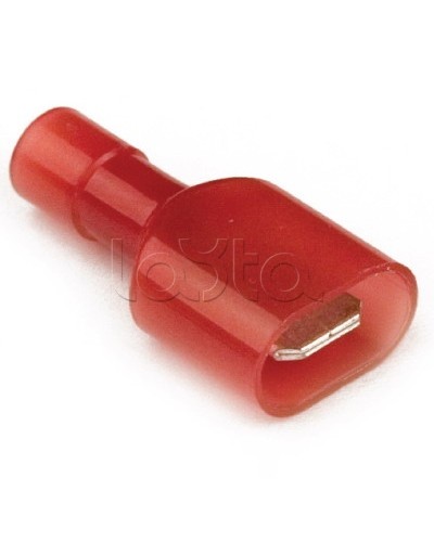 Наконечник плоский полностью изолир. (вилка) 2,5-6 кв.мм 6,3х0,8 мм (РППИ-П) DKC 2C22TP в Сочи Крепеж Pintop.ru