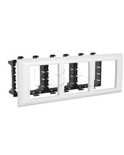 Рамка-суппорт Avanti белый для In-liner Front, 6 мод. DKC 4400916 в Сочи Аксессуары для лотков Pintop.ru