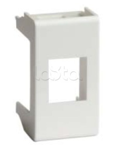 Адаптер для информационных разъемов SIEMON, «Viva», 1 мод., белый DKC 45008 в Сочи Аксессуары для стоек и шкафов Pintop.ru