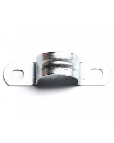 Держатель оцинкованный двусторонний д.63мм 53362ДКС в Сочи Держатели, клипсы, скобы Pintop.ru