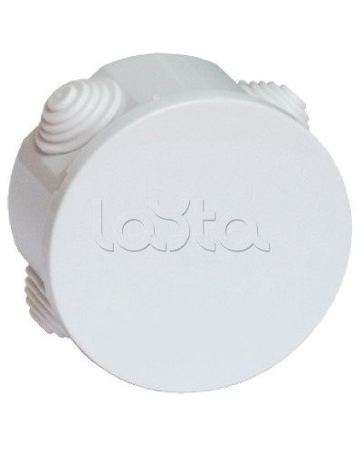 Коробка ответвительная с кабельными вводами, IP44, д.65х35 мм (24 шт/уп) DKC 53500R в Сочи Распределительные коробки Pintop.ru