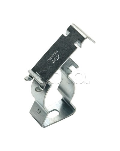 Держатель с крышкой D32, оцинкованная сталь DKC (6044-A32) в Сочи Держатели, клипсы, скобы Pintop.ru