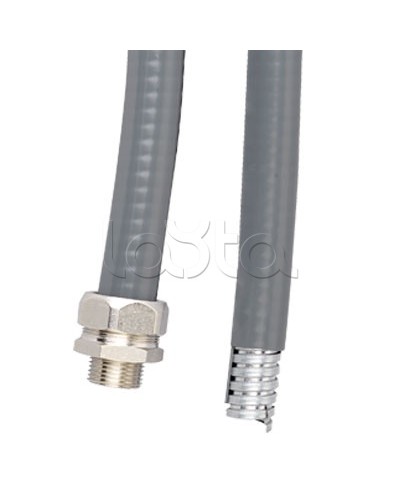 Металлорукав DN 20мм в гладкой EVA изоляции, Dвн 20,5 мм, Dнар 27,0, IP66, 50 м, цвет серый DKC 607E022 в Сочи Металлорукав Pintop.ru