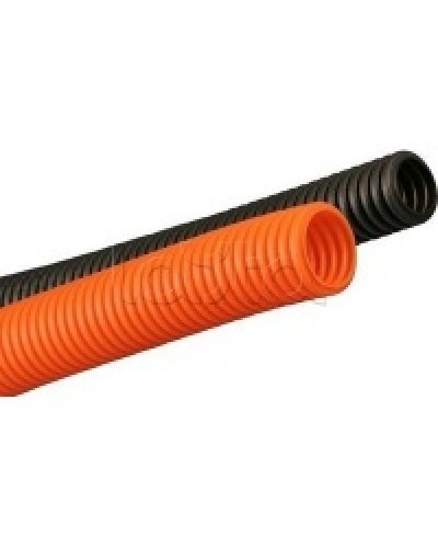 Труба гофрированная ПНД 25 мм лёгкая без протяжки цвет оранжевый DKC 70925 в Сочи Труба гофрированная Pintop.ru