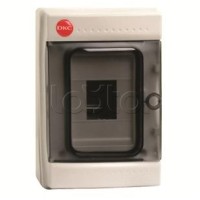 Щиток настенный с дверцей, 4 модуля, IP65, цвет серый DKC 85604