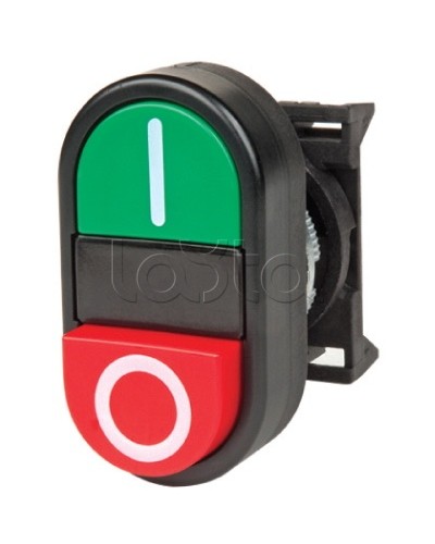 Кнопка двойная выпуклая с линзой для подсветки DKC ABFL в Сочи Кнопки выхода Pintop.ru