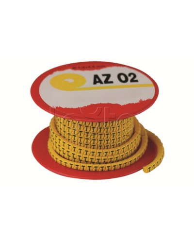 Колечко маркировочное 7, 4-8мм. черное на желтом DKC AZS407BY в Сочи Крепежные изделия Pintop.ru