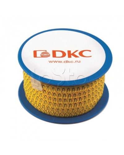 Колечко маркировочное +, 4-8мм. черное на желтом DKC AZS410BY в Сочи Крепежные изделия Pintop.ru